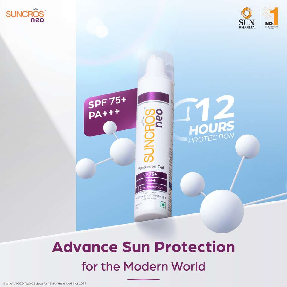 Suncros Sunscreen - SPF 75+ PA+++ Neo Sunscreen Gel SPF 75+ & PA+++, 12 ...