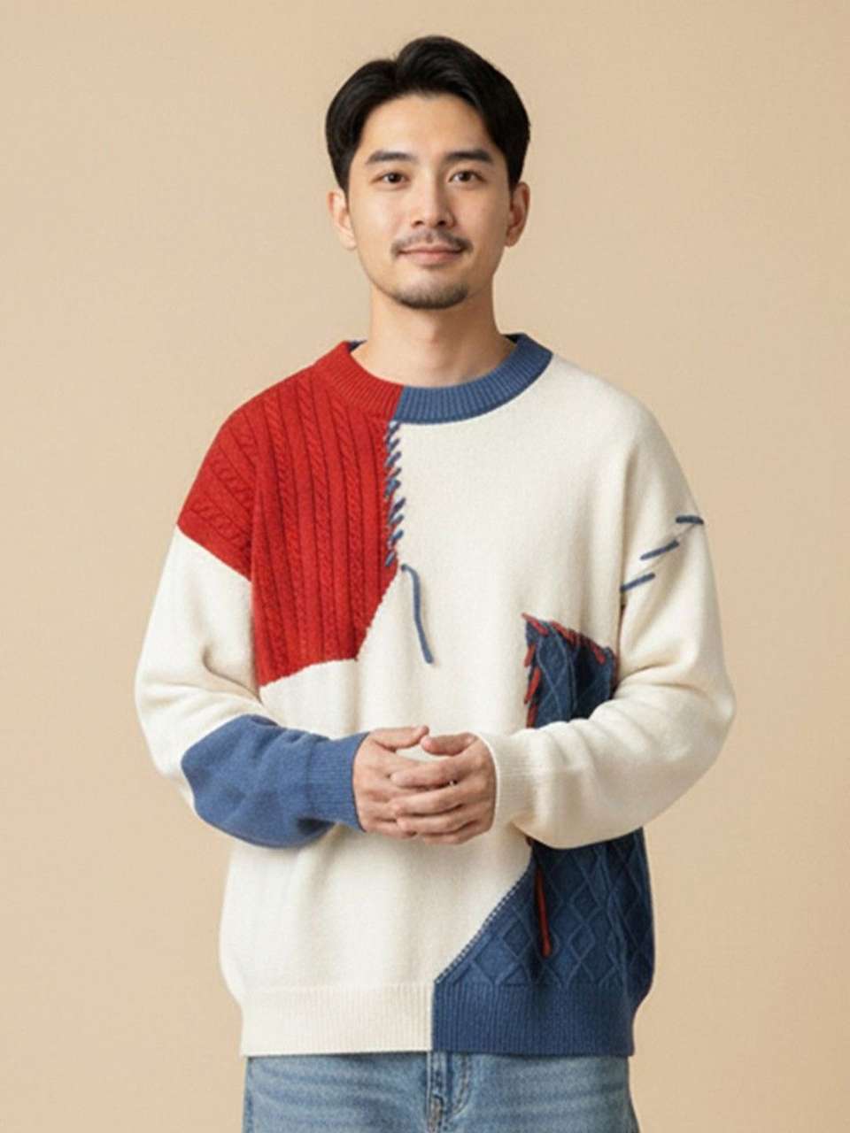 Mast & Harbour Men Multicolor Sweater - Image 9
