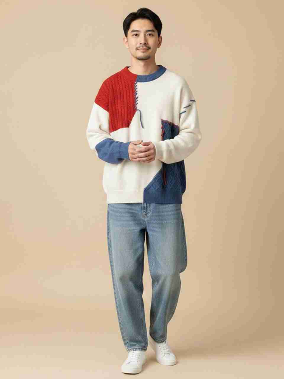 Mast & Harbour Men Multicolor Sweater - Image 8