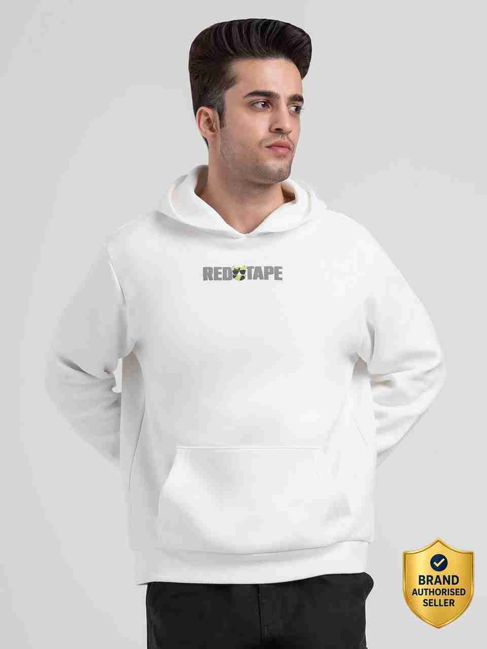 RED TAPE Full Sleeve Graphic Print Men Sweatshirt - Image 8