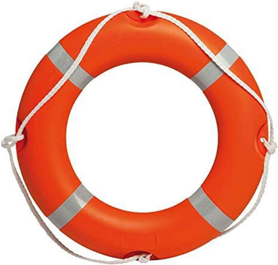 Floating Rescue Round A Sharif Round Lifebuoy Ring 2.5kg – Rescue Floating Safety Tube for ...