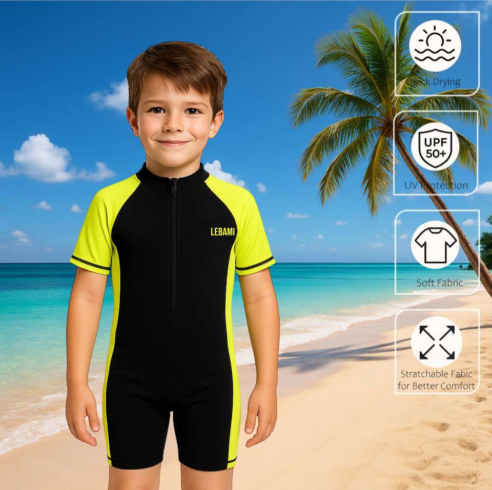 Solid Red Key Card Lebami Morex Boys's Multipurpose Swimming costume for Boys Swimming ...