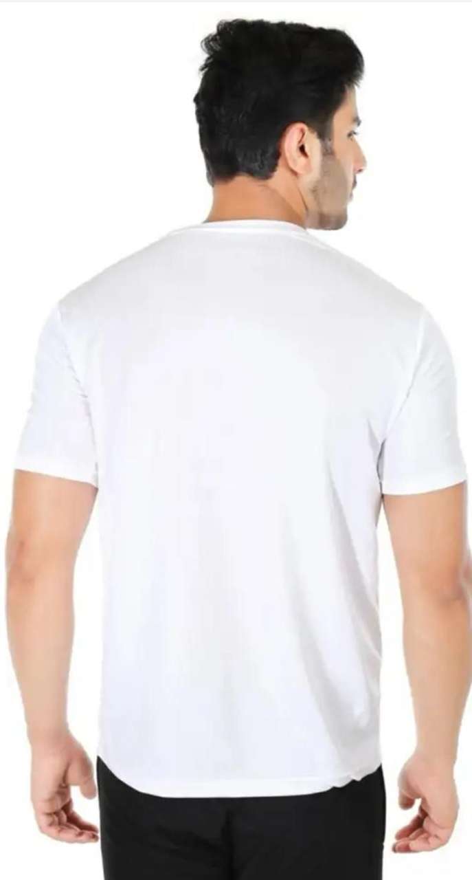 ANVST Graphic Print Men Round Neck White T-Shirt - Image 7