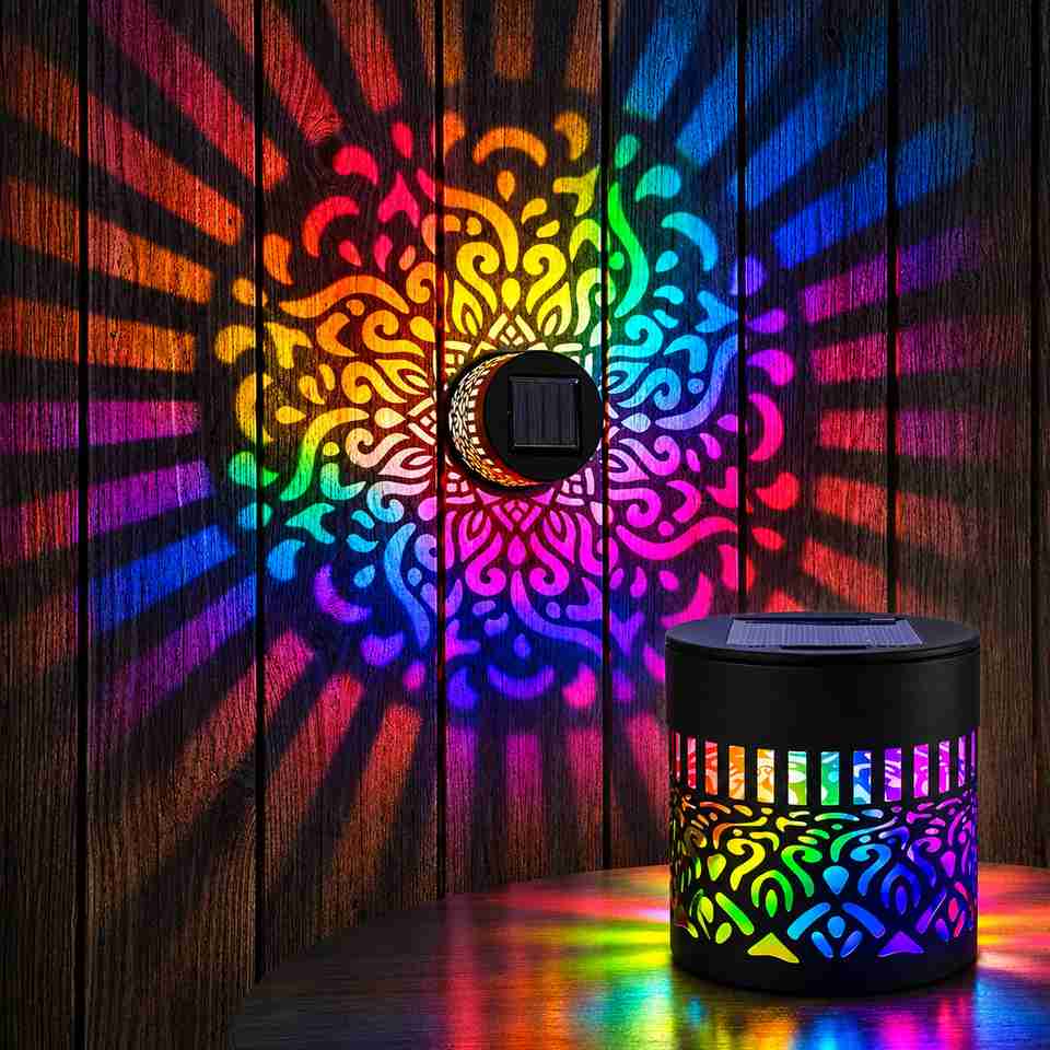 BBBIKINI Solar Powered Mandala Projector Light - Image 6