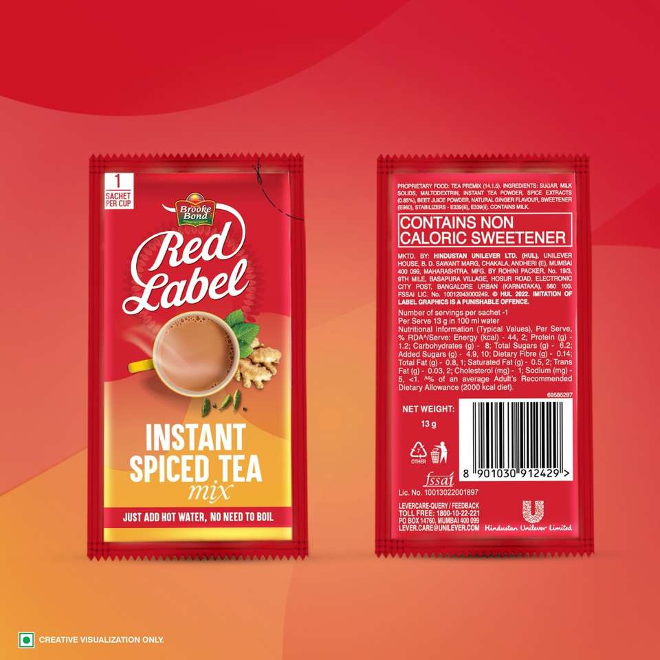Red Label Instant Spiced Tea Mix Tea Box Price in India - Buy Red Label ...