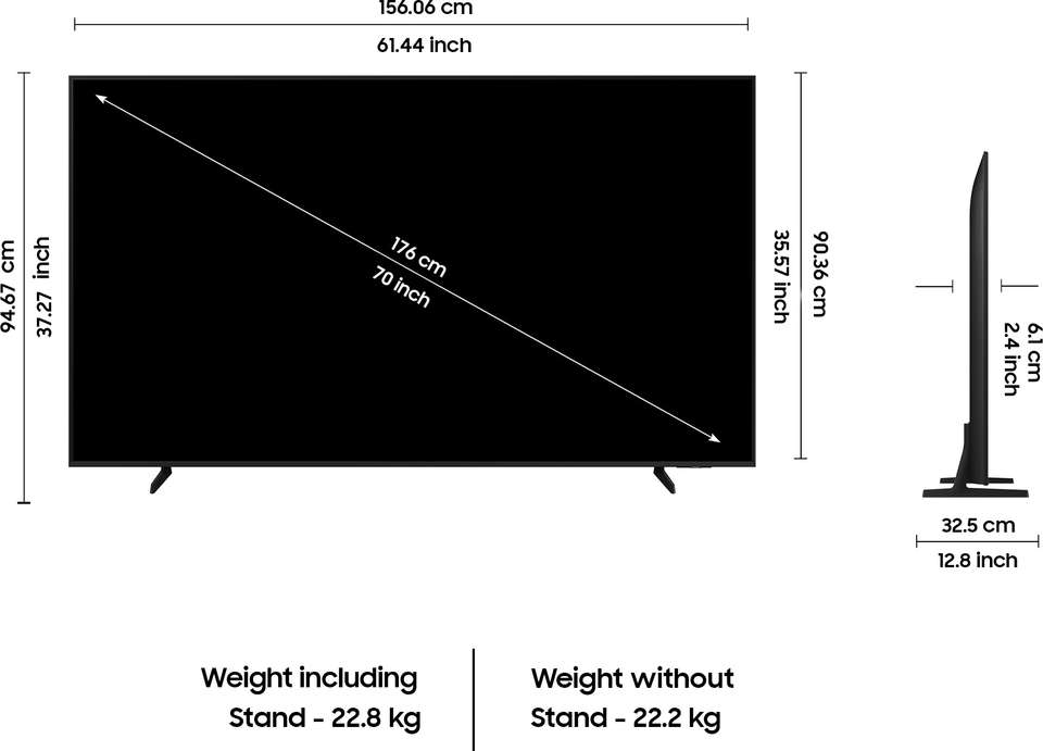 Samsung 176 cm (70 inch) Ultra HD (4K) LED Smart Tizen TV Online at ...