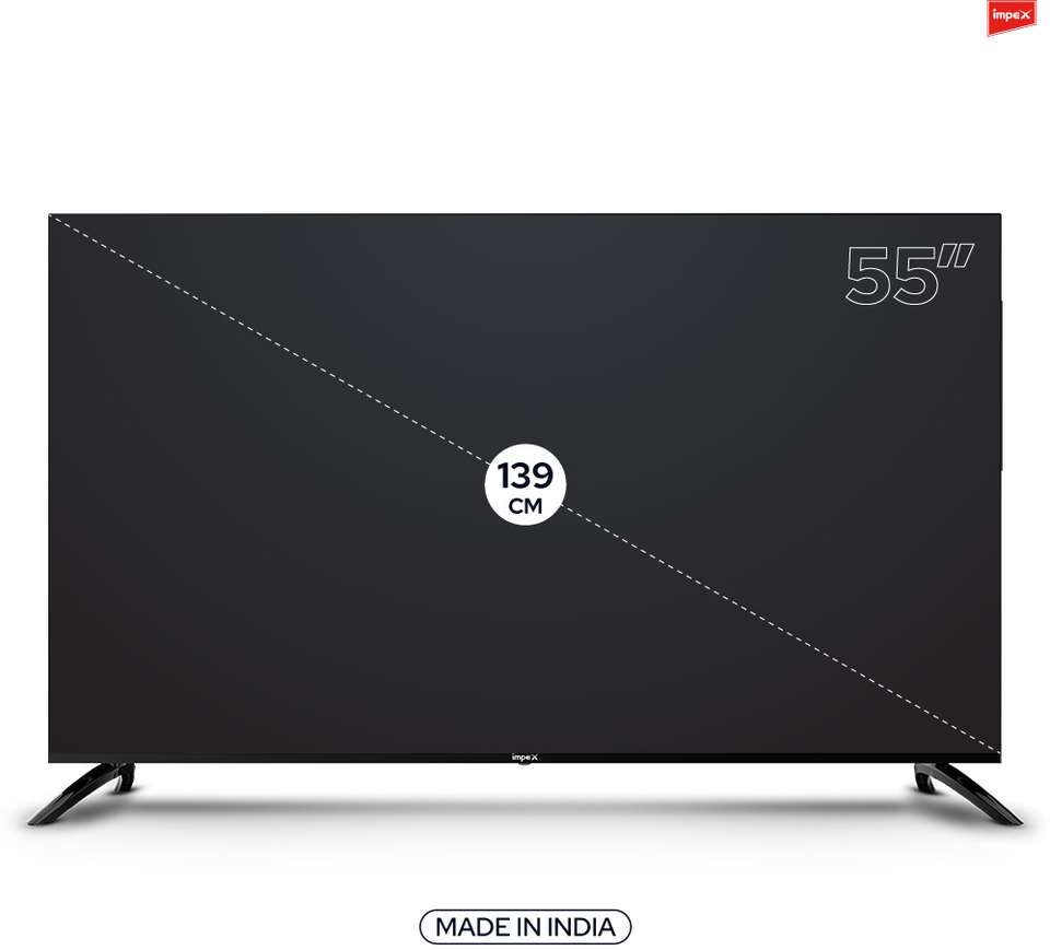 Iptv 55 Inch IMPEX 139 cm (55 inch) Ultra HD (4K) LED Smart Google TV with Dolby ...