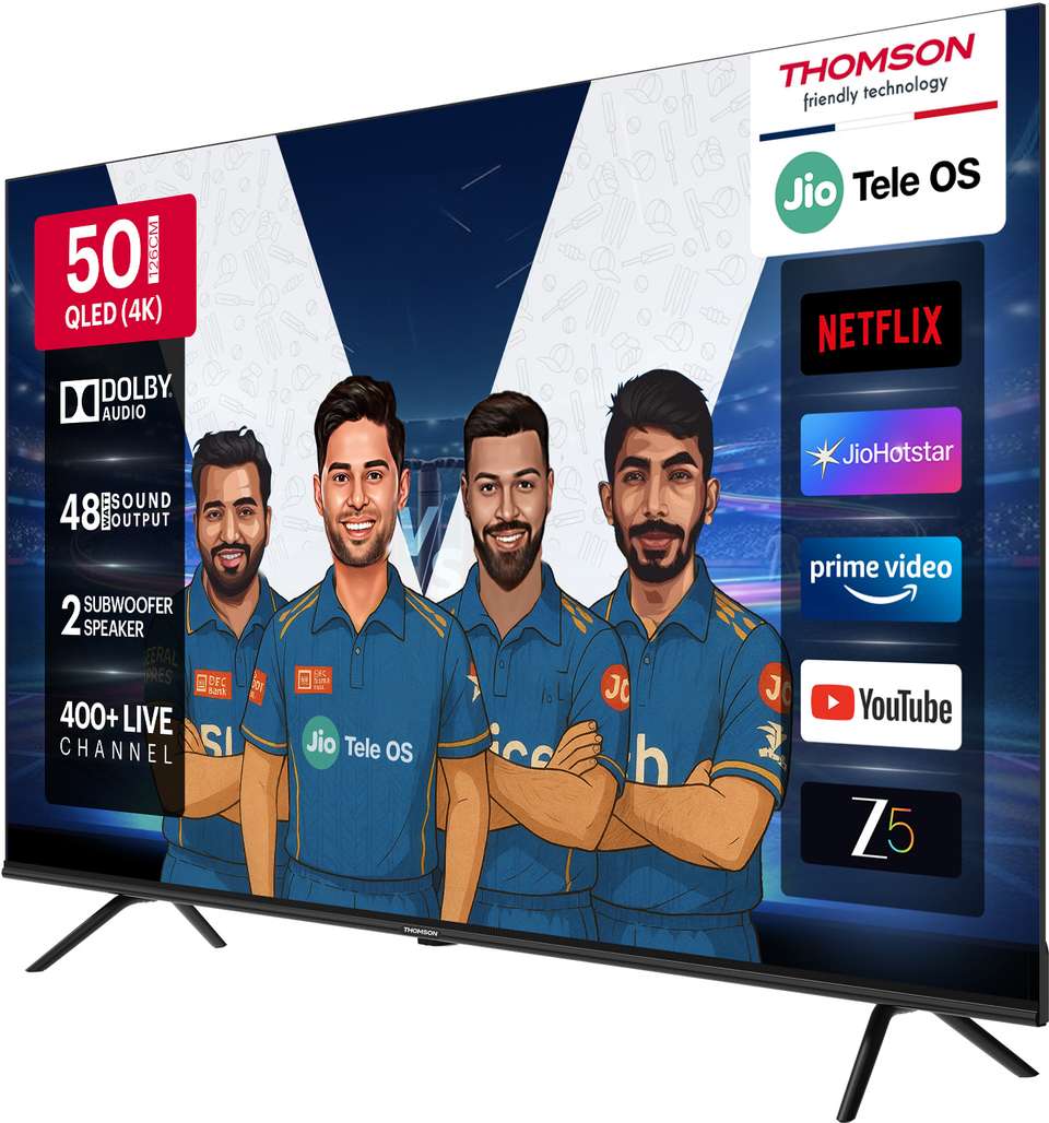 Thomson 126 cm (50 inch) QLED Ultra HD (4K) Smart JioTele OS TV with ...