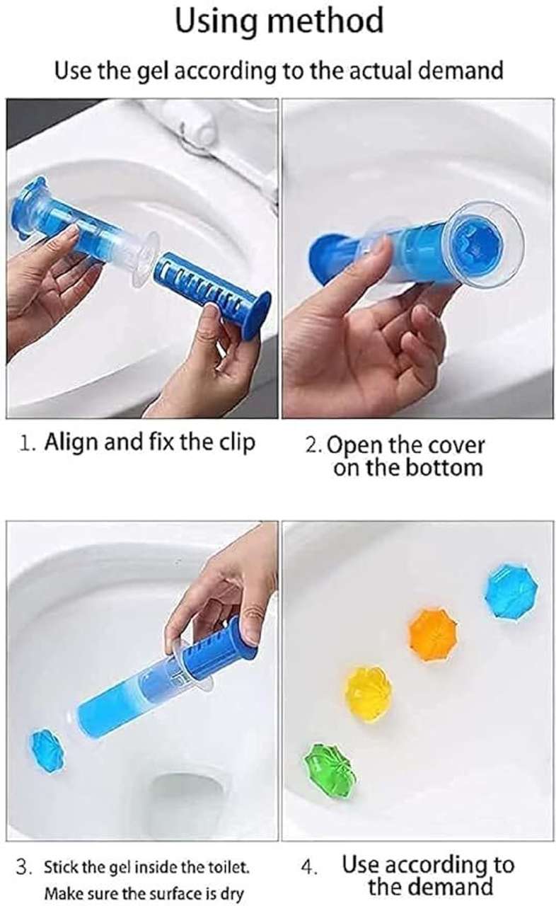 Qyvona Toilet Floral Liquid Tablet – Fragrant Fragrance Freshener ...