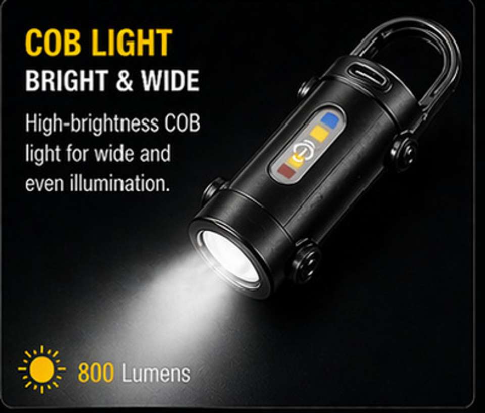 Techomania Keychain COB Light Torch - Image 7