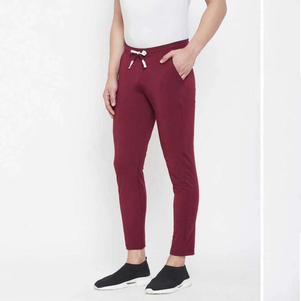 Kashmiri Thead Solid Men Maroon, Olive Track Pants - Buy Kashmiri Thead ...