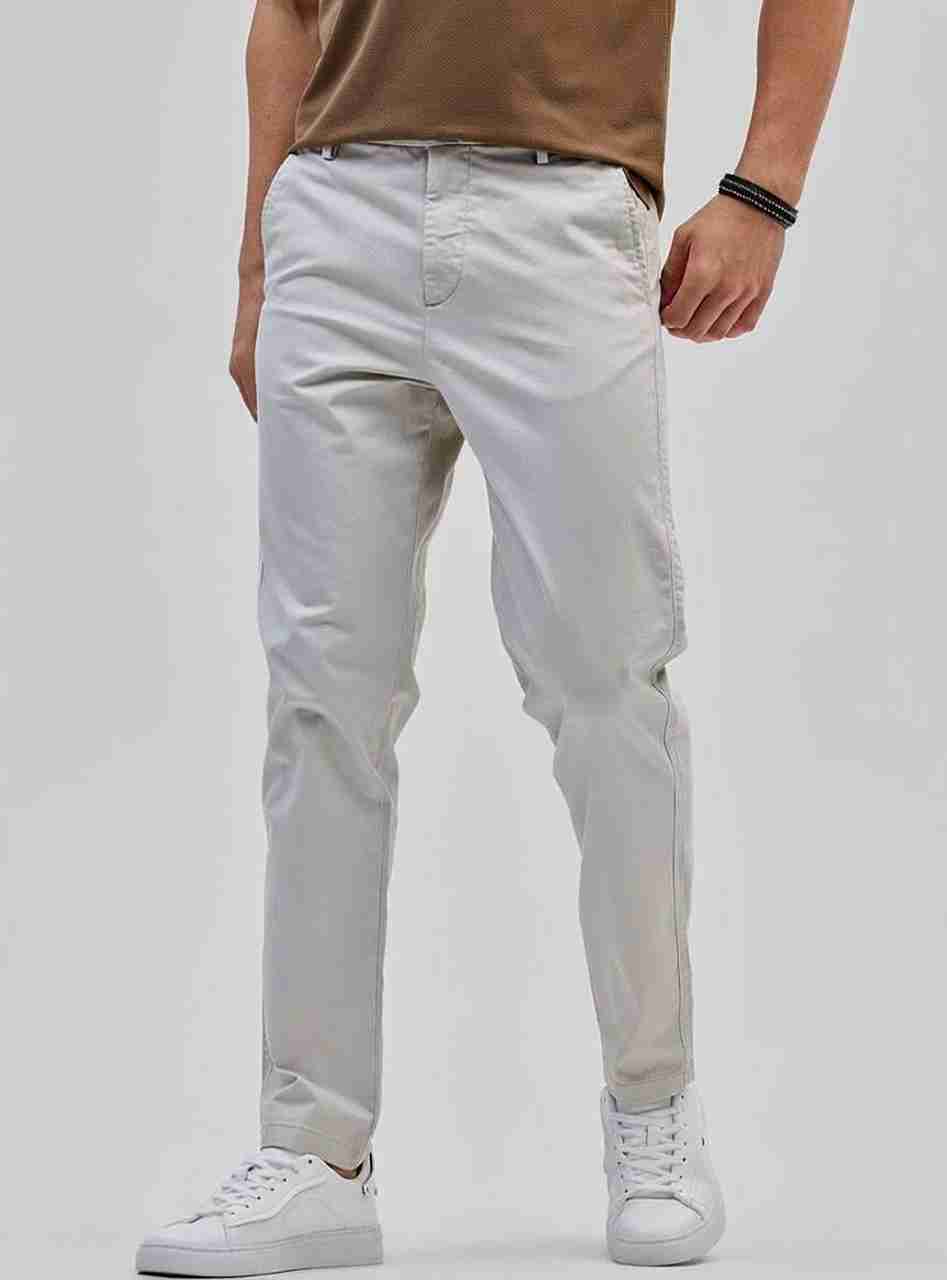 Snitch Slim Fit Men Grey Trousers - Buy Snitch Slim Fit Men Grey ...