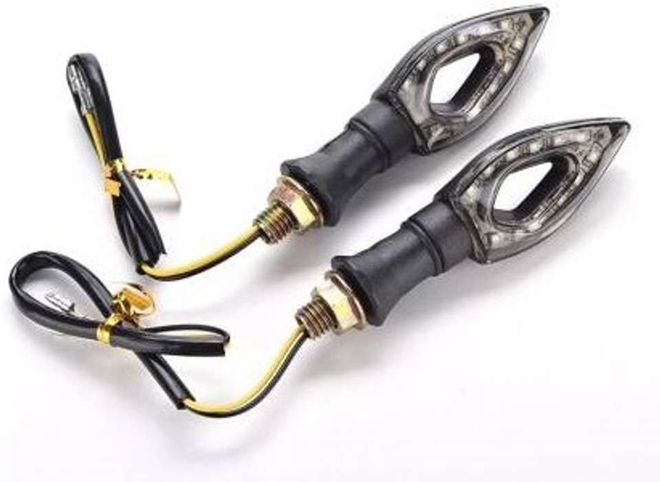 QUIRKY ZONE Front, Rear LED Indicator Light for Bajaj, Hero, Honda, TVS ...