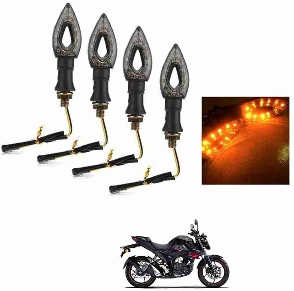 QUIRKY ZONE Front, Rear LED Indicator Light for Bajaj, Hero, Honda, TVS ...