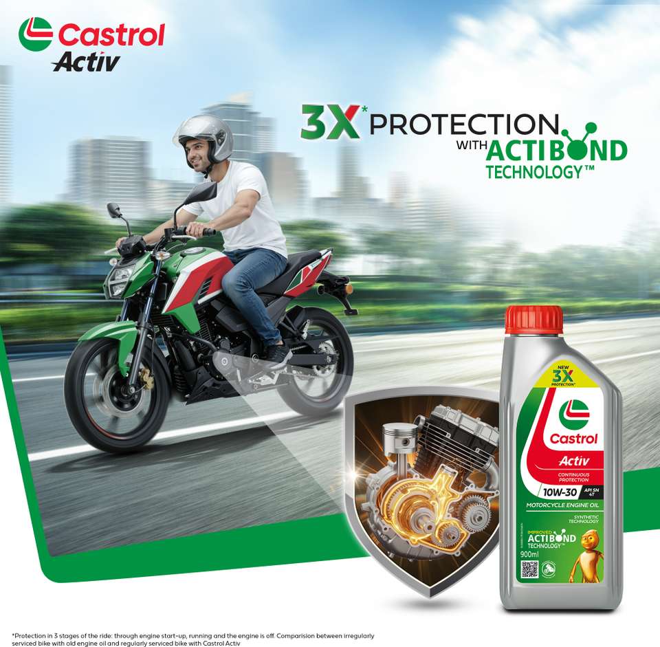 Castrol Activ 10W-30 4T 3X Protection with Actibond Technology for ...
