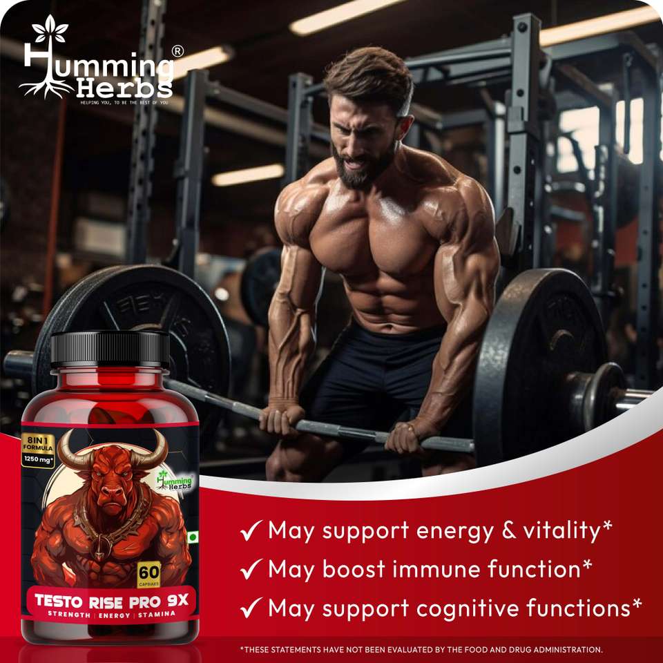 Humming Herbs TESTO RISE PRO 9X Premium Optimization Advanced ...