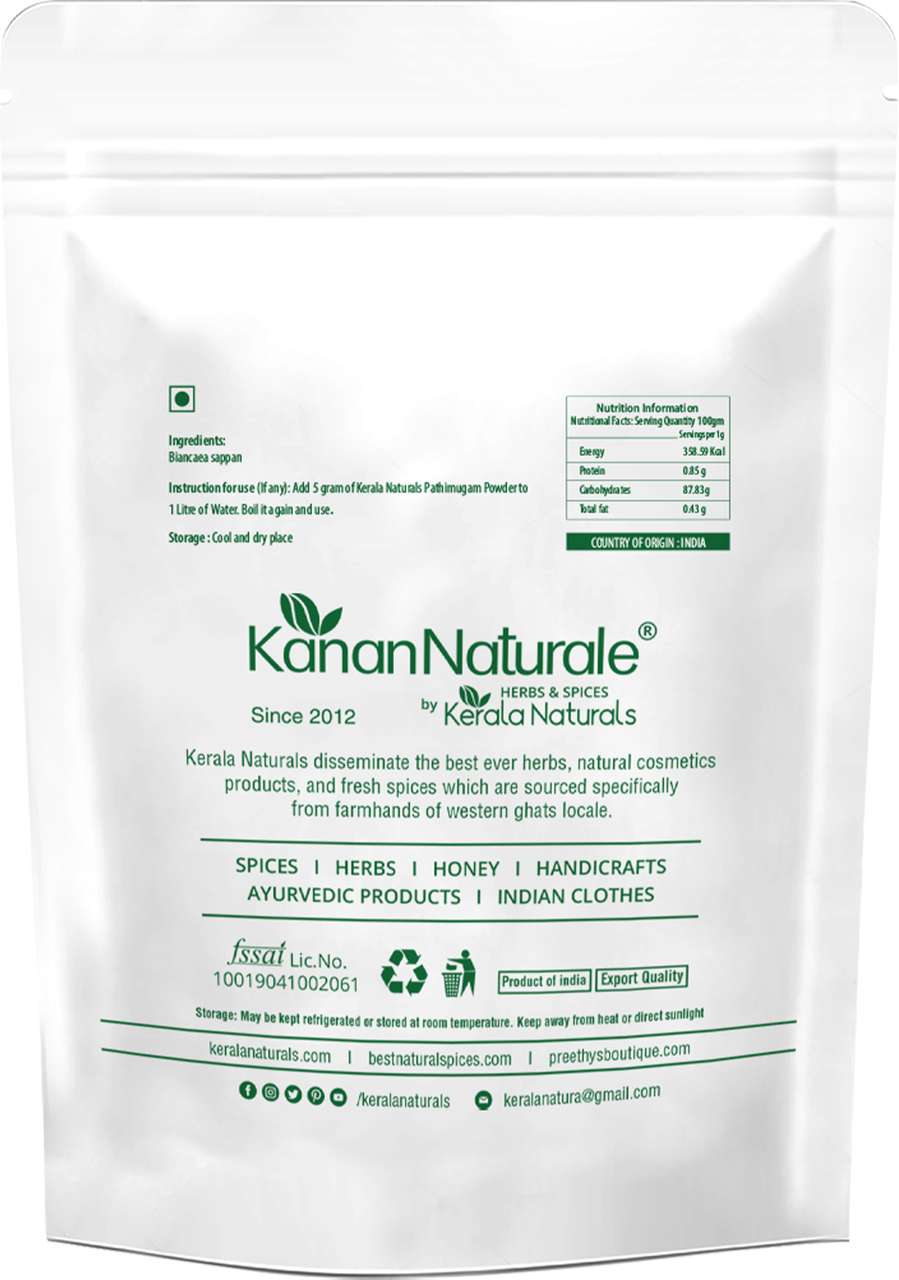 Pathinukham Kerala Naturals Pathimukham / Sappan Wood 100g Price in India - Buy ...