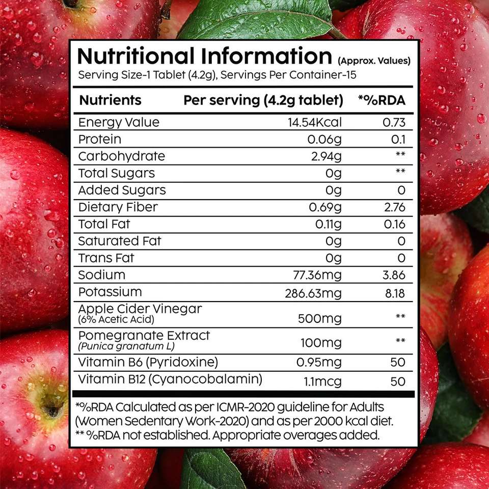 The Plant Fix Plix World's First Apple Cider Vinegar -15 Effervescent ...
