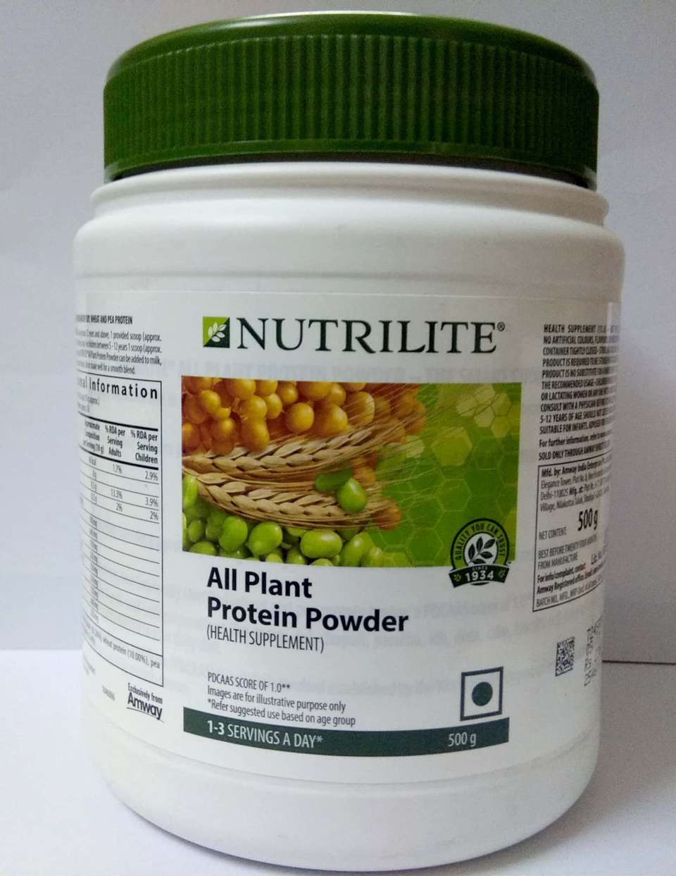 Amway Nutrilite Protein Powder (500GM) | Nutrilite Protein Powder ...