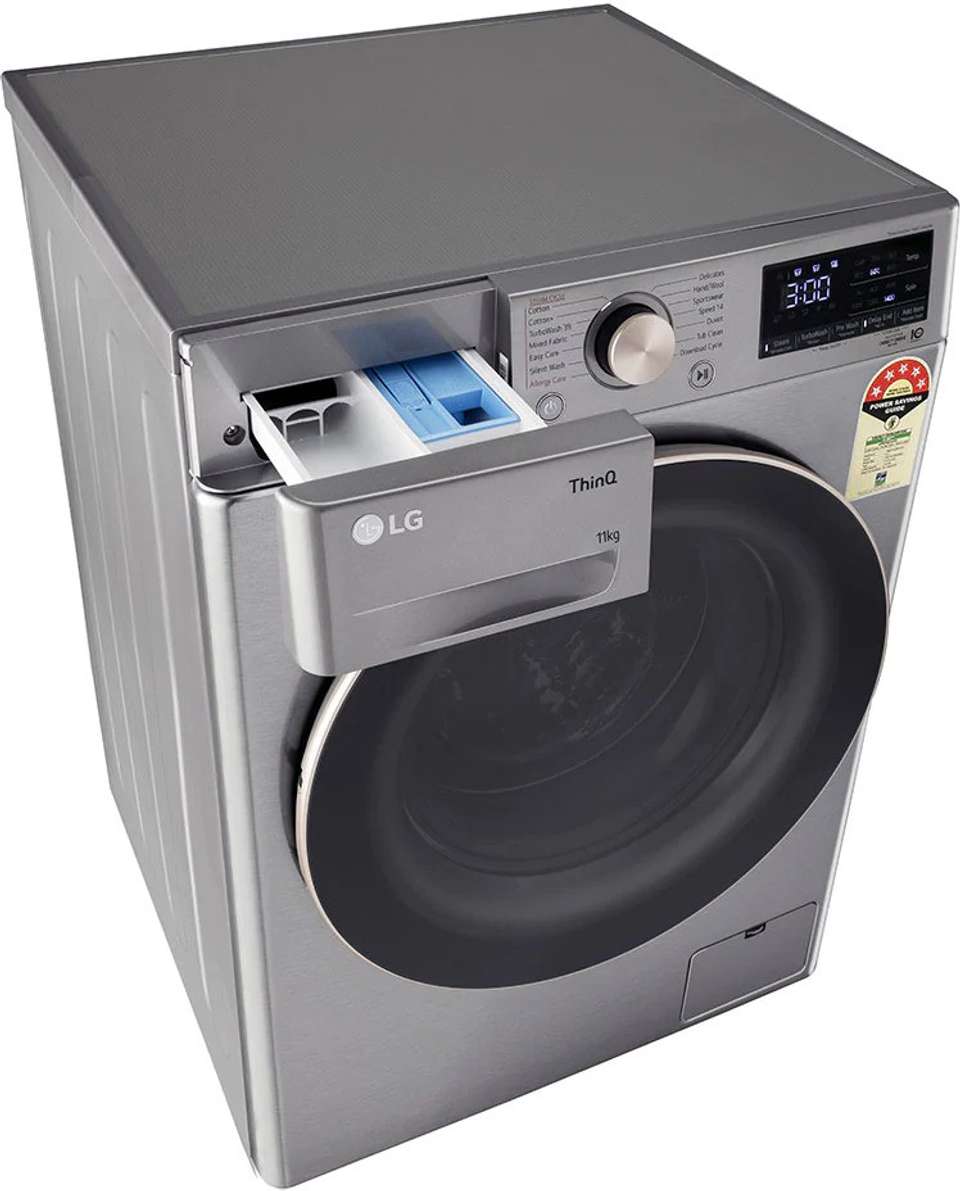LG 10 kg with Wi-Fi EnabledAI Direct Drive Technology Fully Automatic ...