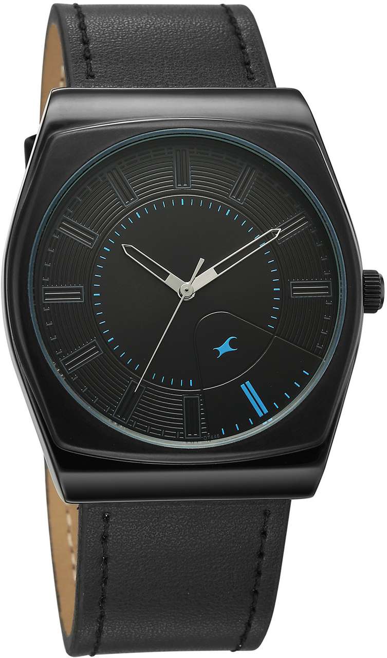 Fastrack Stunners Fastrack Stunners XI Quartz Black Dial Black Leather ...