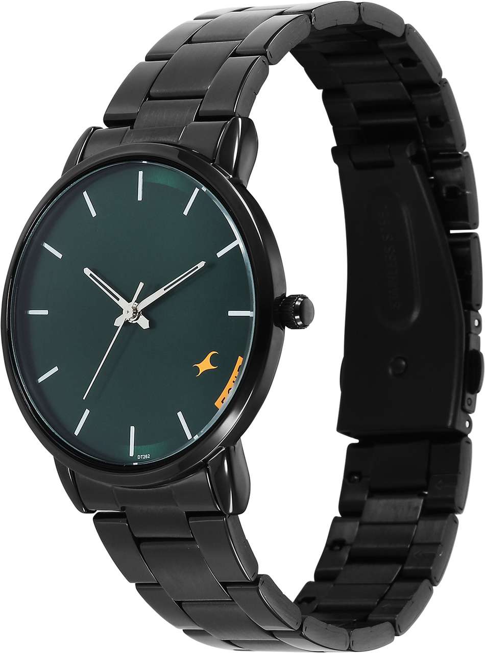 Fastrack Fastrack Stunners X Quartz Drk Green Dial Black Stainless ...