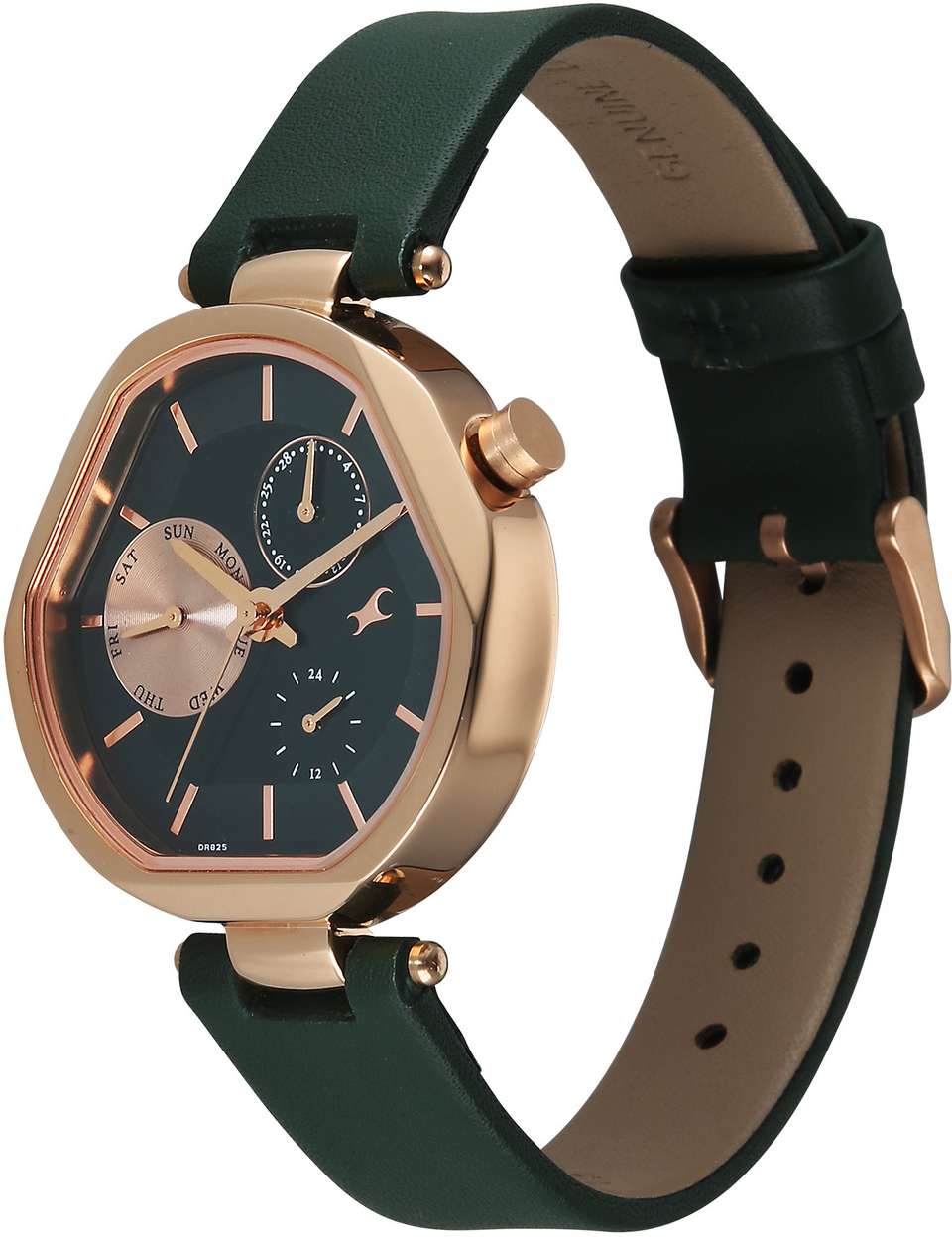 Fastrack Tik Tok 5.0 Fastrack Tik Tok 5.0 Quartz Green Shaped Dial ...