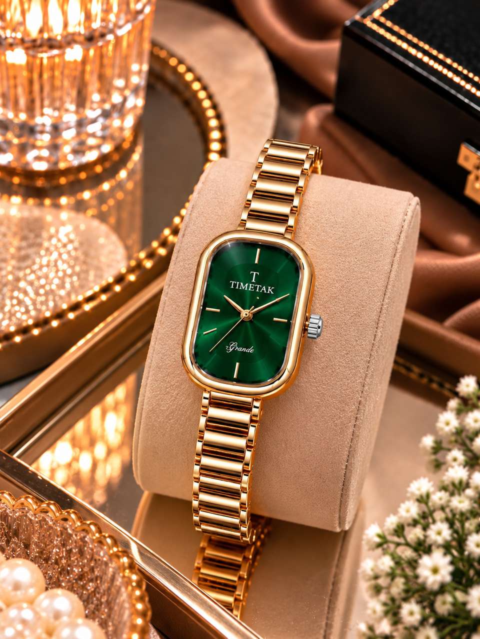 SHINE AURA Grande Green Elegance Analog Watch - For Women - Buy SHINE ...