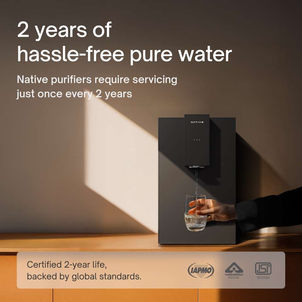 NATIVE By Urban Company M0 5 L RO + UV + Minerals Water Purifier 8 ...