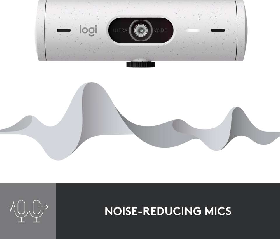 Logitech Brio 500 Full HD Webcam 1080p, with Microphone, USB ...