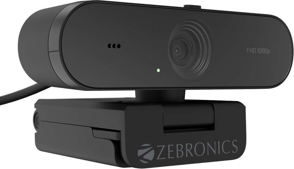 Zneb Camera ZEBRONICS Zeb-Live PRO Full HD Webcam 1080p, with Microphone, Night ...