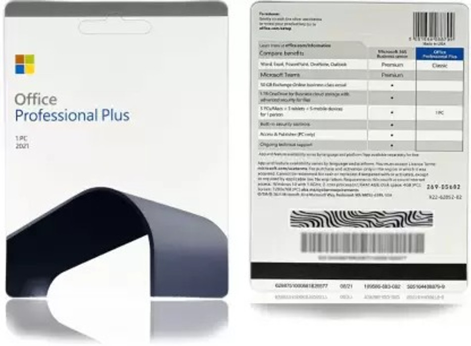 MICROSOFT Office Professional Plus 2021 (Lifetime Validity) Activation ...