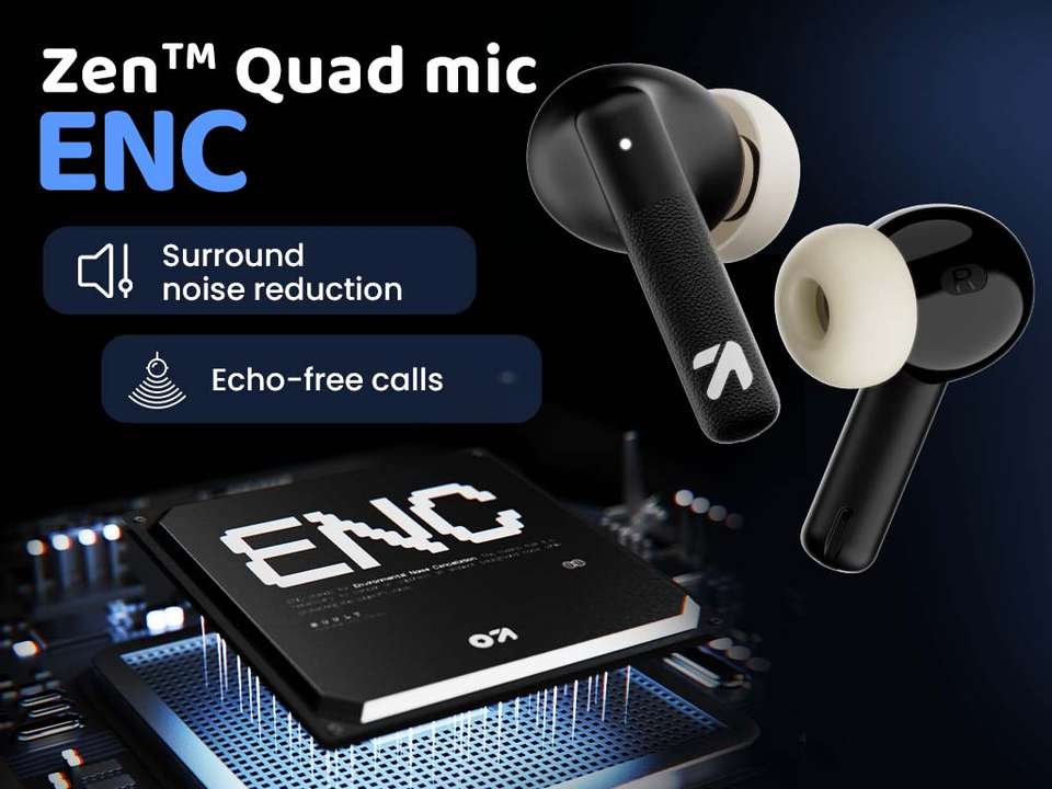 GOBOULT W45 with 50Hrs Battery Life, 4 Mic ENC, Ultra Low Latency, 5.4v ...