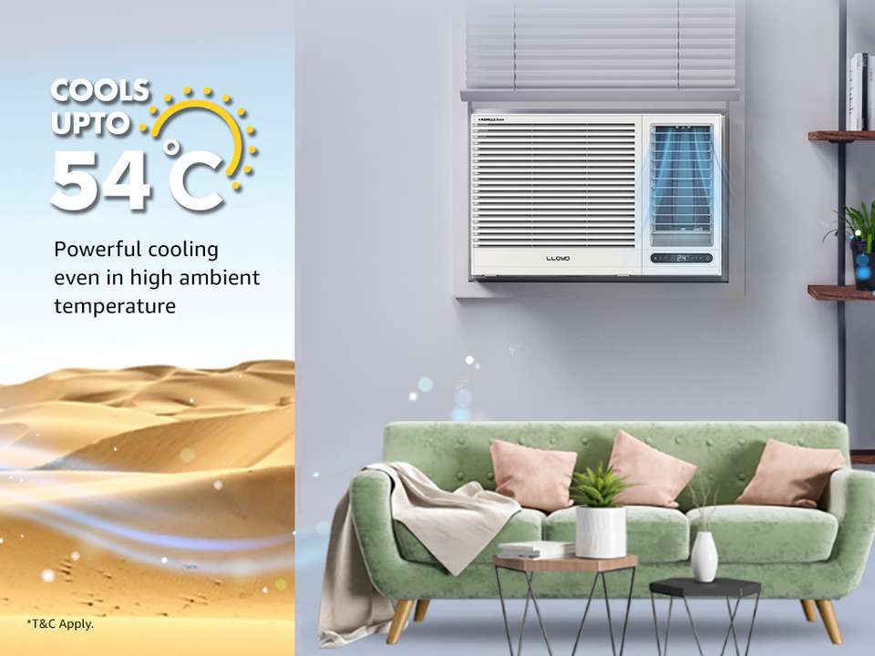 Flipkart.com | Buy Lloyd 2026 Model 1.5 Ton 5 Star Window Inverter AC ...