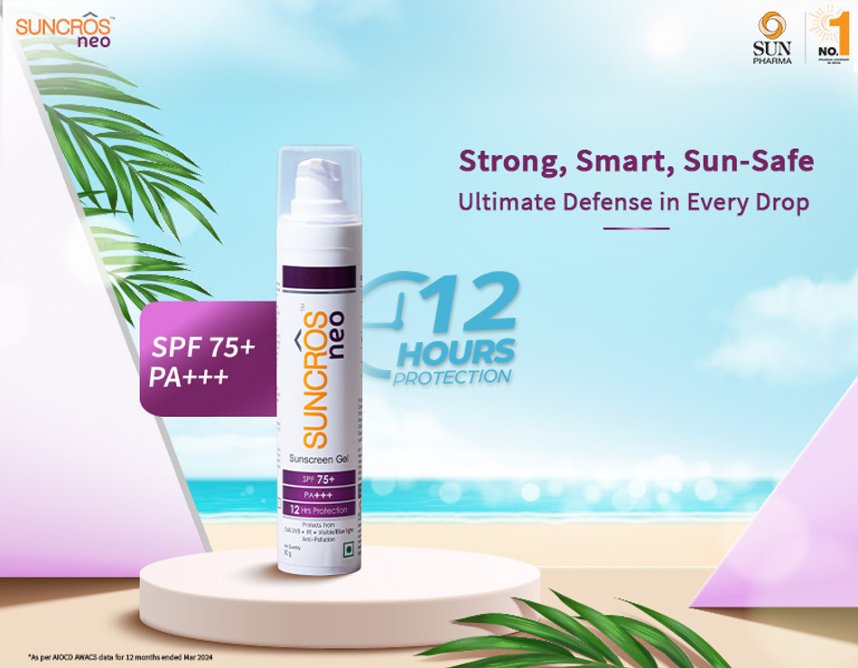 Suncros Sunscreen - SPF 75+ PA+++ Neo Sunscreen Gel SPF 75+ & PA+++, 12 ...