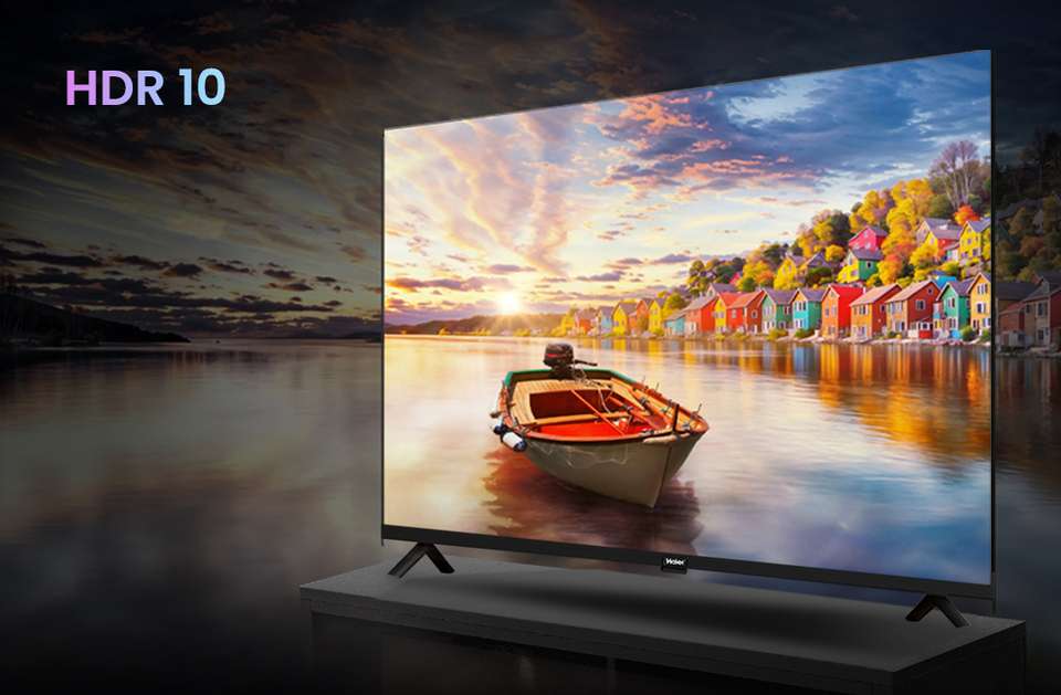 Haier 80 cm (32 inch) HD Ready LED Smart Google TV with HDR10 support ...