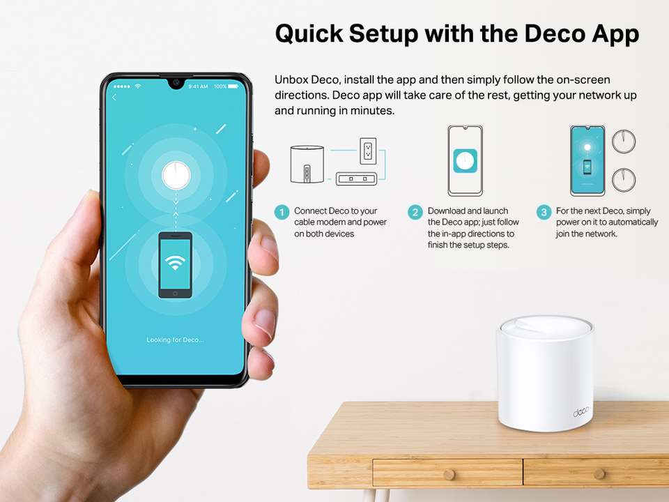 TP-Link Deco X50(3-pack) AI Driven AX3000 Whole Home Mesh Ultra-Fast ...