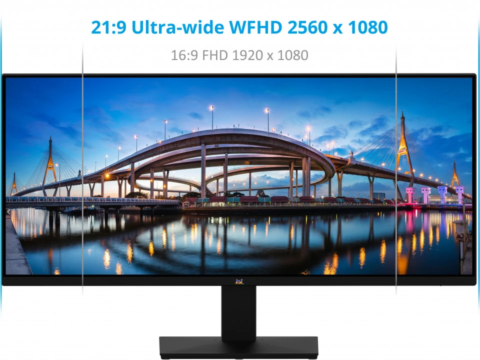 ViewSonic 73.66 cm (29 inch) WFHD IPS Panel with HDR10, 120% sRGB, 21:9 ...