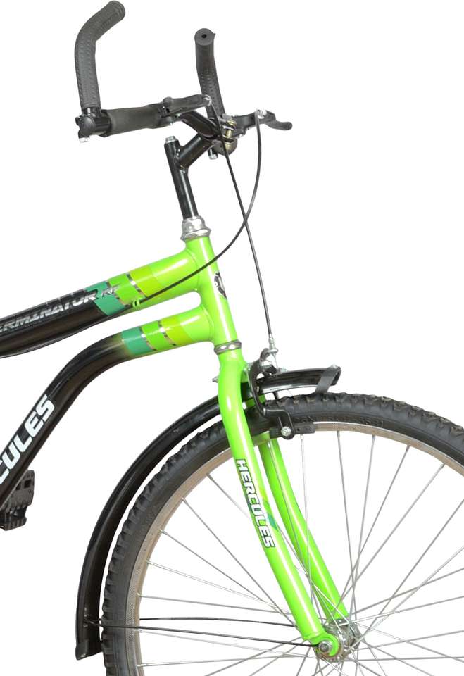 HERCULES Terminator V2 26 Inches Black & Green 26 T (inch) Mountain ...