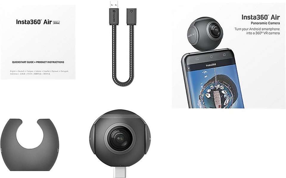 Insta360 360 Degree Dual 3K lens VR Video Camera for Android Phone ...
