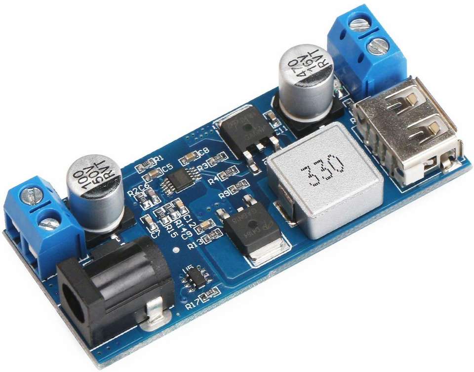REES52 12v to 5v 5A Converter, Buck Regulator DC 9V-36V Step Down to DC ...