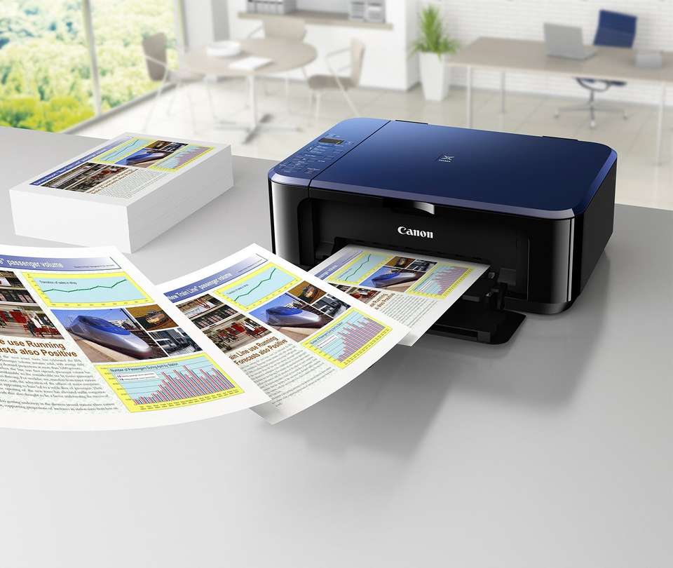 Canon PIXMA E560 Multi-function WiFi Color Inkjet Printer (Borderless ...