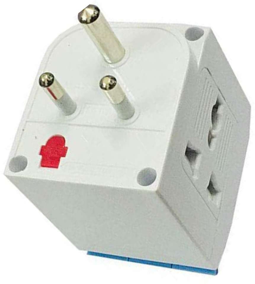 DECOBELL 3 Pin 3 Way Universal Multiplug with Individual Switch ...