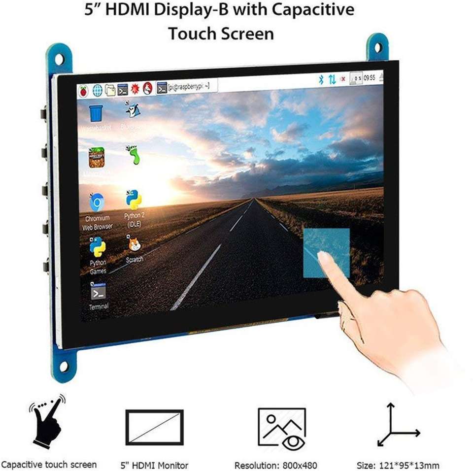 REES52 17.78 cm (7 inch) HD Monitor (HDMI TFT LCD Display Monitor 7 ...