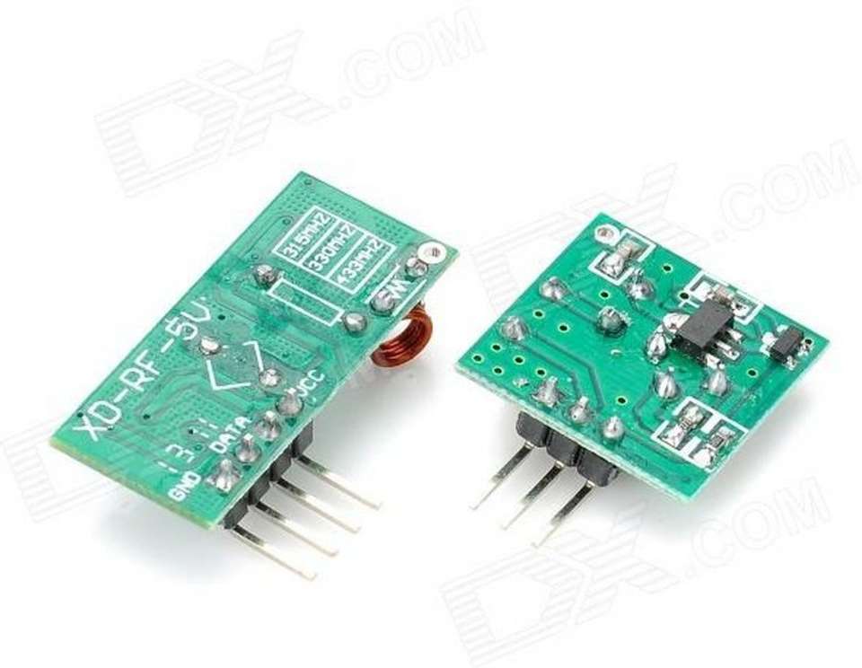 Rf Tx Rx MAKER AND HACKER 433MHz Wireless RF Tx Rx Transmitter Receiver Module ...