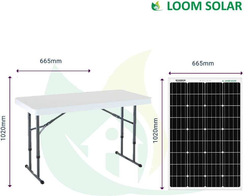 LOOM SOLAR 125 Watt - 12 Volt (Pack of 2) Solar Panel Price in India ...