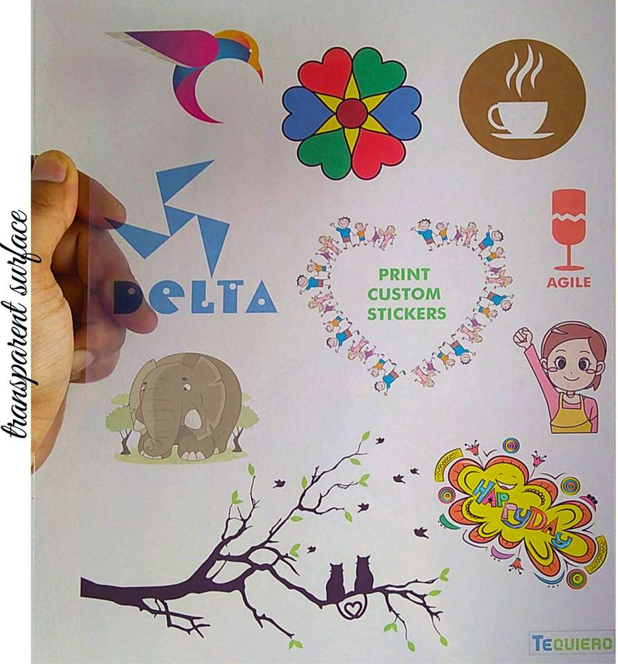 Invisible Paper Sticker Flipkart.com | Tequiero Clear Transparent Sticker Paper for Inkjet ...