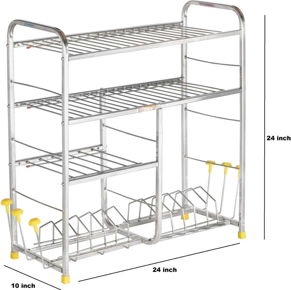 Patelraj Wall Mounted Kitchen Stand 24*24 inch Metal Kitchen Cabinet ...