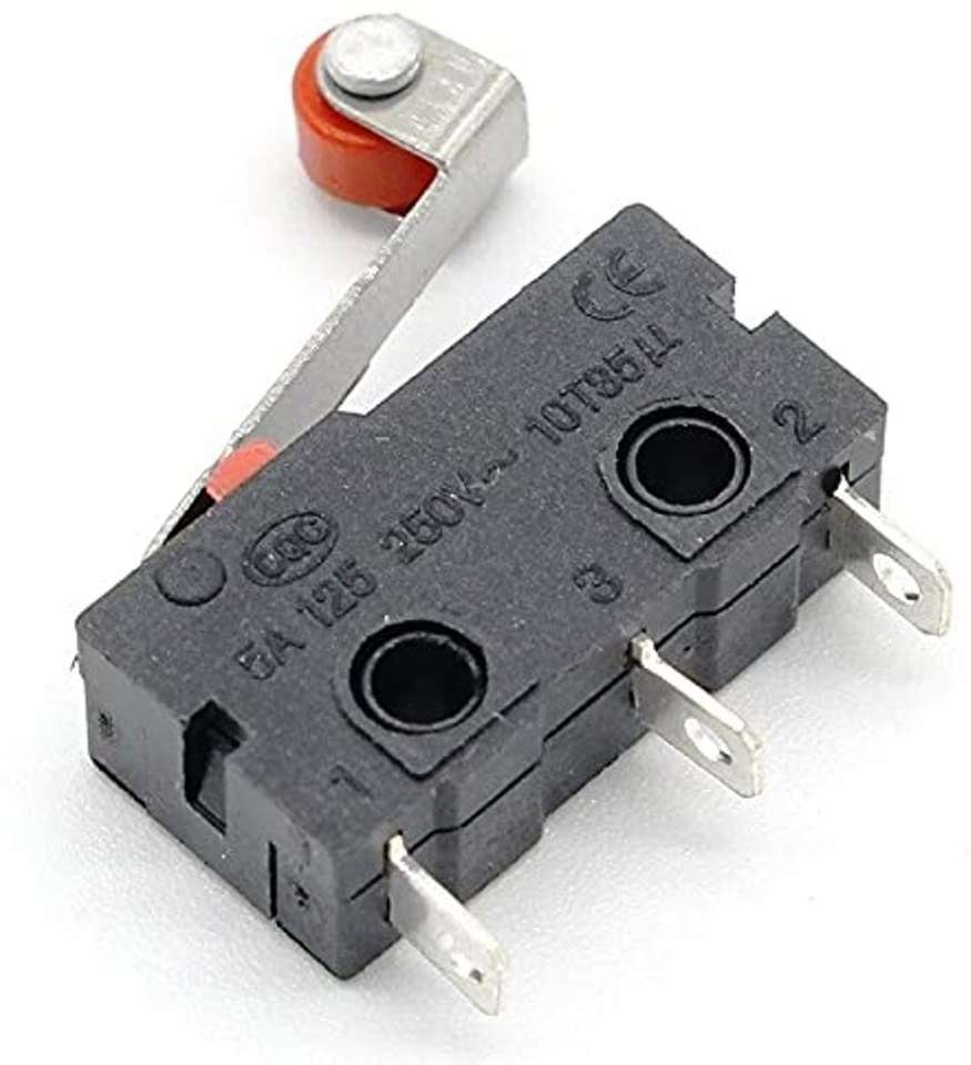 ERHIndia (5 Pcs) Limit Switch 220v AC with Roller 3 Pin Momentary ...