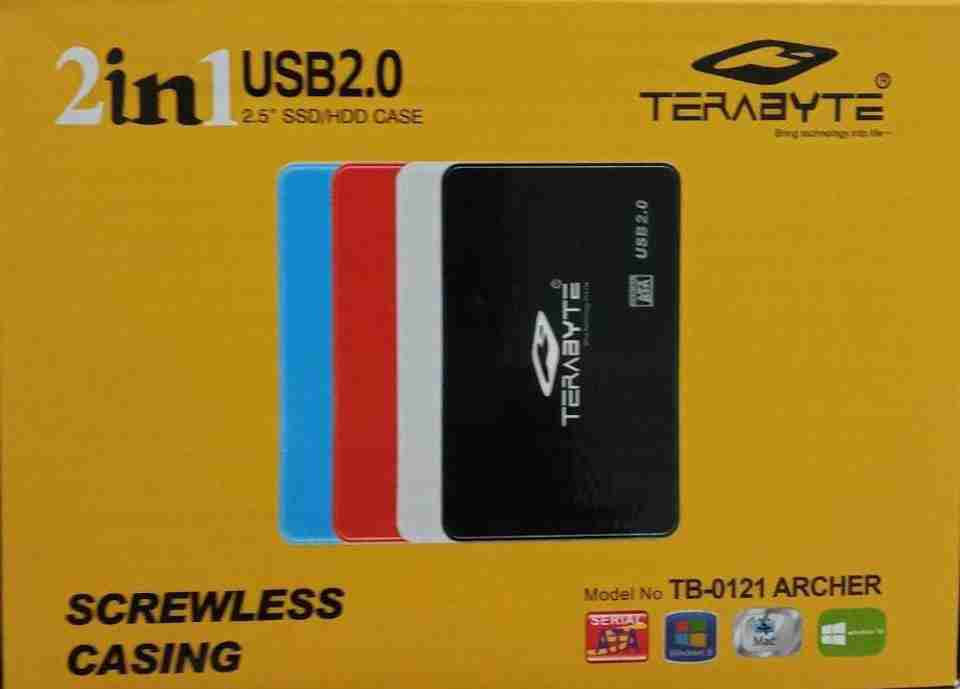 Shock Drive TERABYTE Screwless Laptop Casing 2.5